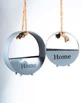 Housewarming metal hanging planter (Set of 2)